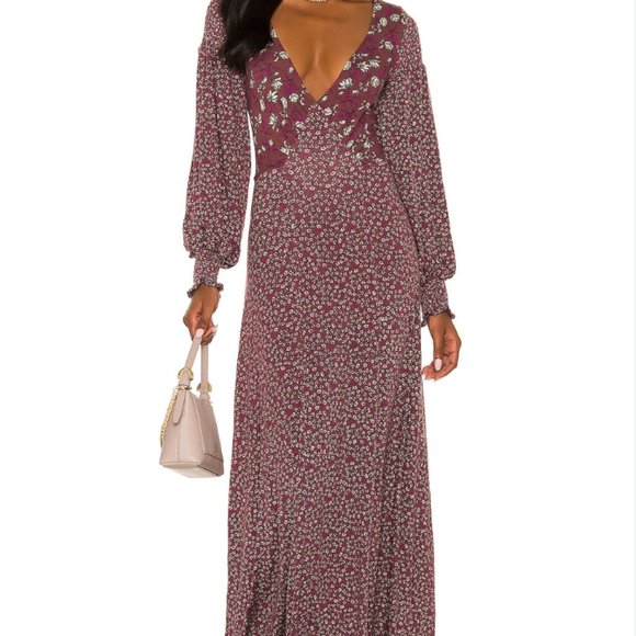 FREE PEOPLE LOVE STORY MAXI DRESS - Picture 2 of 3